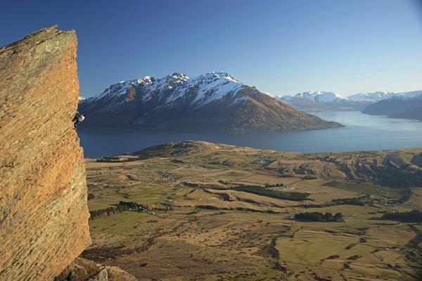 Sundial &#8211; winning photograph of the Winter Games Adventure Film Festival (taken from high on the Remarkables overlooking Lake Wakatipu).