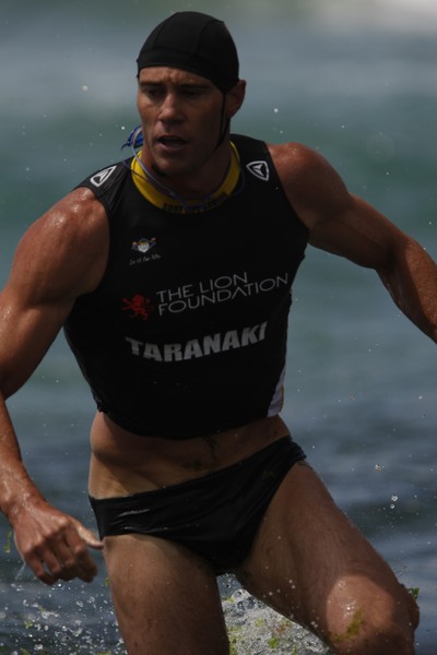 Glenn Anderson competing at last year's Lion Foundation Surf League in Mount Maunganui