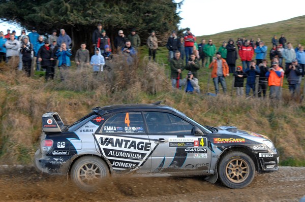 Third overall for the Trust House Racetech Rally Wairarapa has elevated Emma Gilmour and co-driver Glenn Macneall to second overall in the Goldstar category of the Vantage New Zealand Rally Championship.