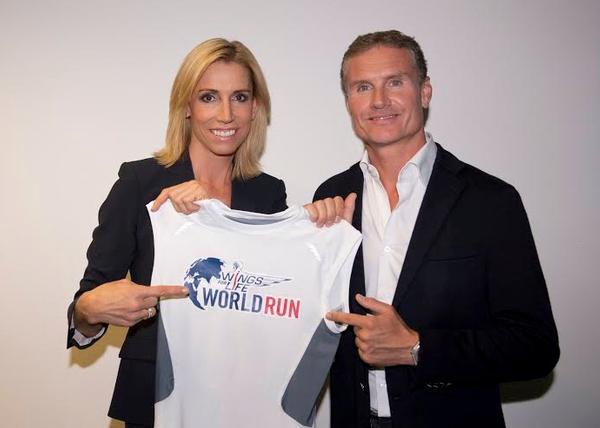 Anita Gerhardter and David Coulthard 