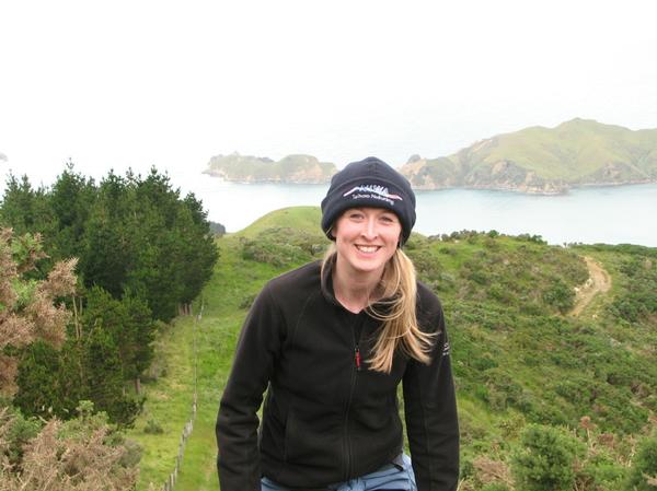 Ashleigh Watts in the Marlborough Sounds