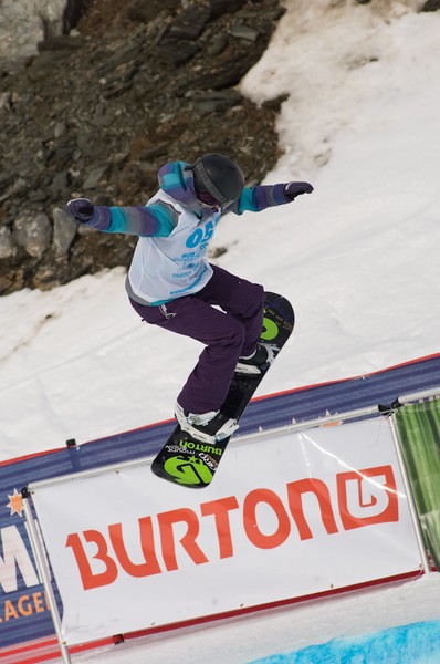 Halfpipe Winner  Kelly Clark and her sponsor