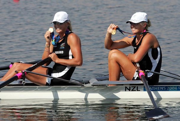 Double Olympic gold medallists and three time world rowing champions Caroline and Georgina Evers-Swindell