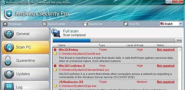 Antivirus Security Pro screenshot