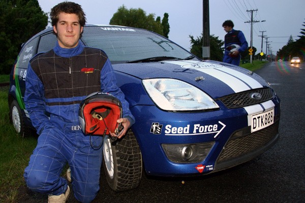 Ben Jagger and Ben Hawkins put the car to the test at Rally of Wairarapa