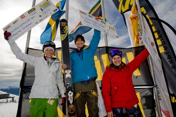 Girls podium