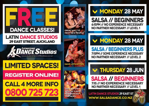 Free Latin dance classes!