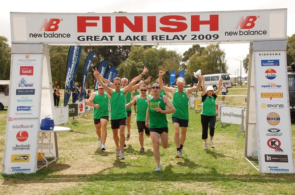 New Balance Great Lake Relay around Lake Taupo in February 2009