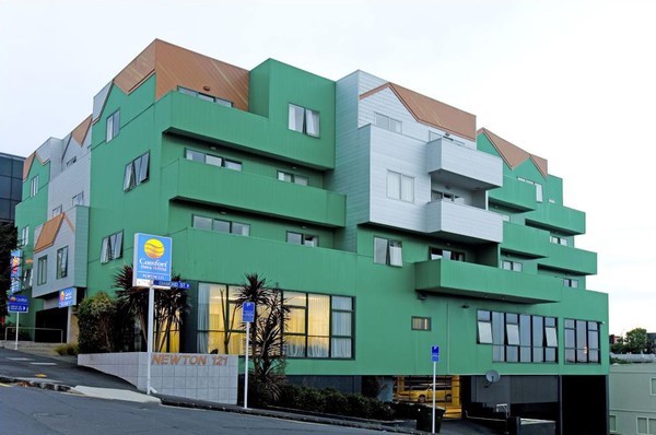 Newton Comfort Inn and Suites, the building voted as the worst in Auckland 