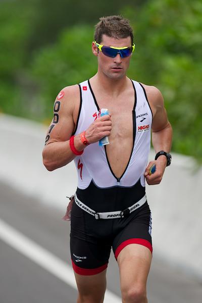 Dylan McNeice on the run at Challenge Taiwan