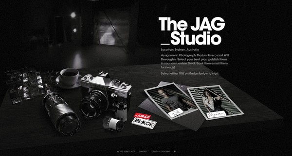 JAG Black website for JAG Jeans (www.jag-jeans.com)