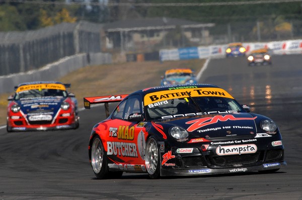 Auckland's Triple X Motorsport secured their third successive Battery Town Porsche GT3 Cup Challenge title with driver Craig Baird taking the Mad Butcher ZM Porsche 997 finishing XXth in the final race of the 2009/10 summer race season at Taupo today. 
