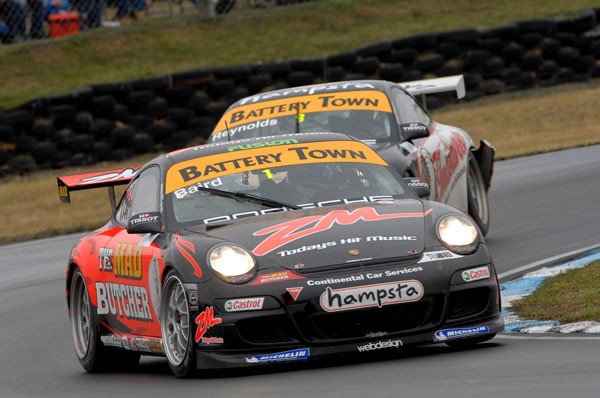 Craig Baird took overall honours at the weekend's fourth round of the 2009/2010 Battery Town Porsche GT3 Cup Challenge held at Timaru.
