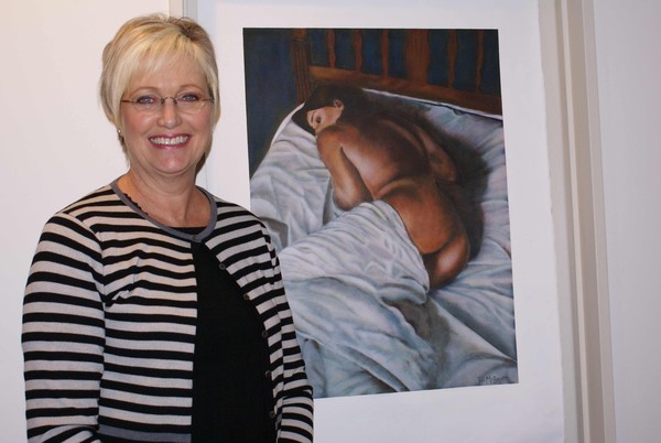 McBeath will show 22 new nude paintings at Archibald's Audi on October 16 and 17.