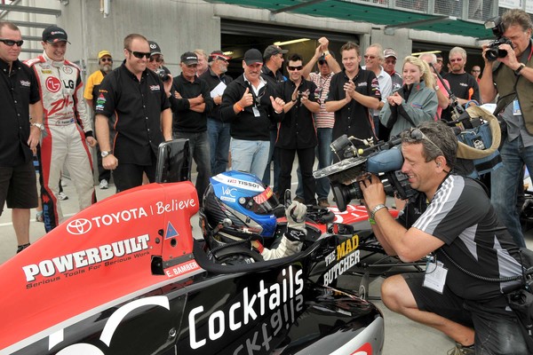 Wanganui's Earl Bamber won the 2010 New Zealand Grand Prix driving the VnC Cocktails Mad Butcher Toyota Racing Series race, held at Manfeild today