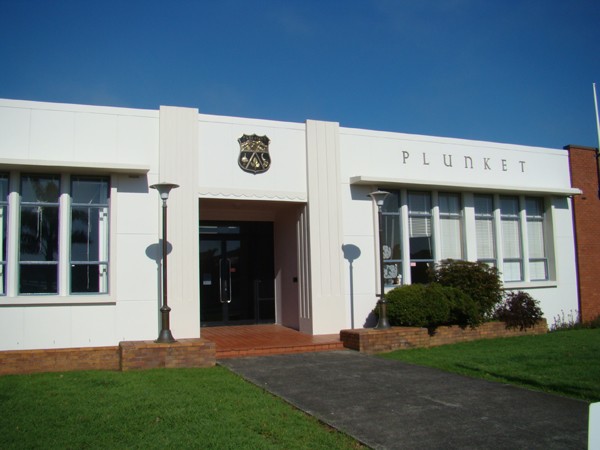 �Plunket Building� � the letters being given new life.