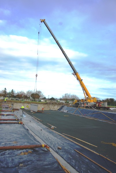 Construction of Dargaville�s 50 metre pool