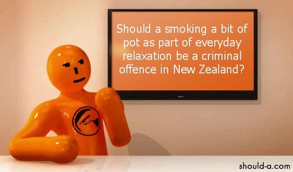 Should smoking a bit of pot as part of everyday relaxation be a criminal offence in New Zealand?