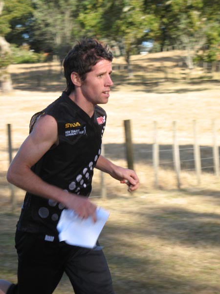 Ross Morrison, Hawkes Bay, winner of the Ultra Short Sprint orienteering race in One Tree Hill, Auckland
