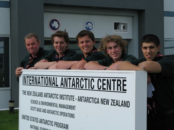 Photograph of Scouting New Zealand Expedition Team