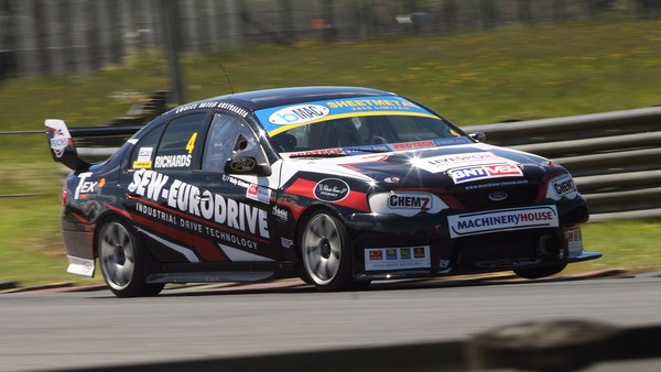 Simon Richards happy with the SEW-Eurodrive Ford but looking forward to picking up the pace at Ruapuna when the BNT V8s head to the South Island in two weeks