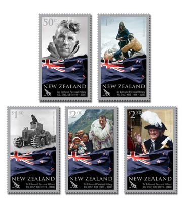 Sir Edmund Hillary stamps