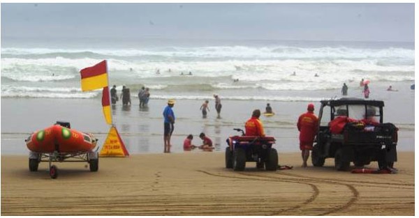Swimmers at Baylys Beach are advised to take extra care following the conclusion of three weeks patrolling by professional lifeguards
