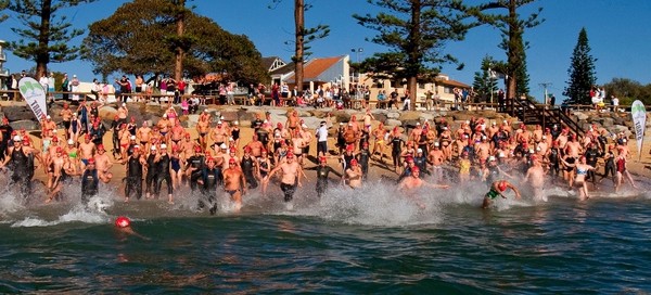 Start of the Ocean Swim