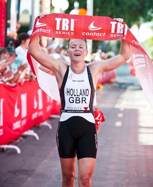 Great British triathlete Vicky Holland