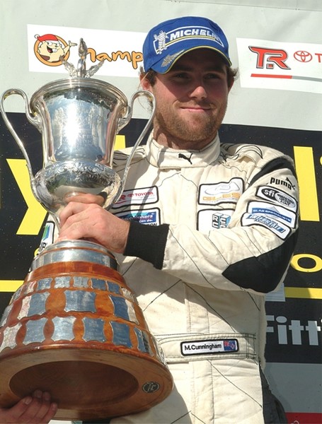 Auckland driver Mitch Cunningham