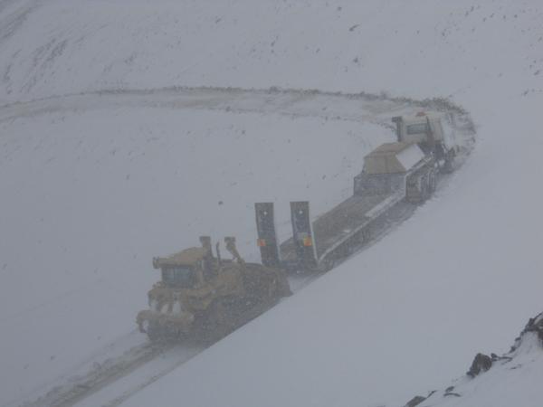 Mt Hutt ski area yesterday