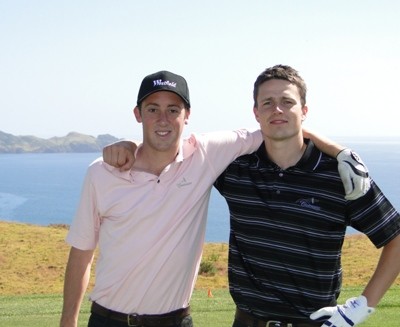 Two young Wellington lawyers, Jamie Patton and Michael Goldstein.