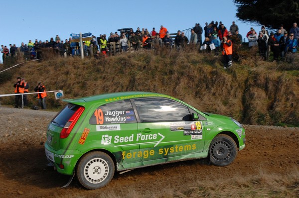 Ben Jagger still on top after placing second at the Rally of Wairarapa