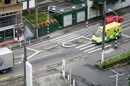 Call for controlled crossing after student hit by truck outside Wellington campus