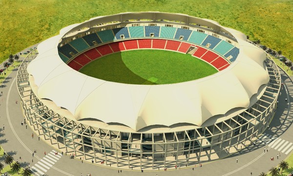 Dubai Sports City�s Cricket Stadium will house 25,000 supporters 