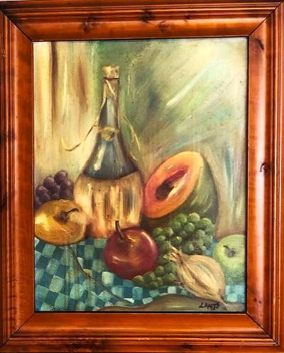 'Still Life, oils on canvas, by Leon Aarts, 1994