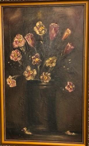 'Still Life', oils on canvas by Leon Aarts, 1995