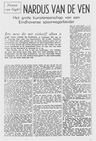 Leonardus van de Ven "The New Van Gogh?".