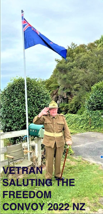 Veteran PROUDLY saluting the Freedom Convoy Feb 2022 