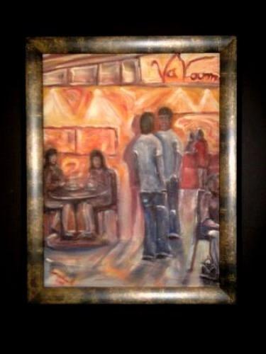 Cafe Va Voom by Leon Aarts (sold)