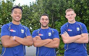 Masiu Vainikolo, Jessie Williams and Brad Armstrong