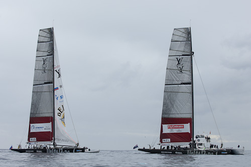 Emirates Team New Zealand on day 3