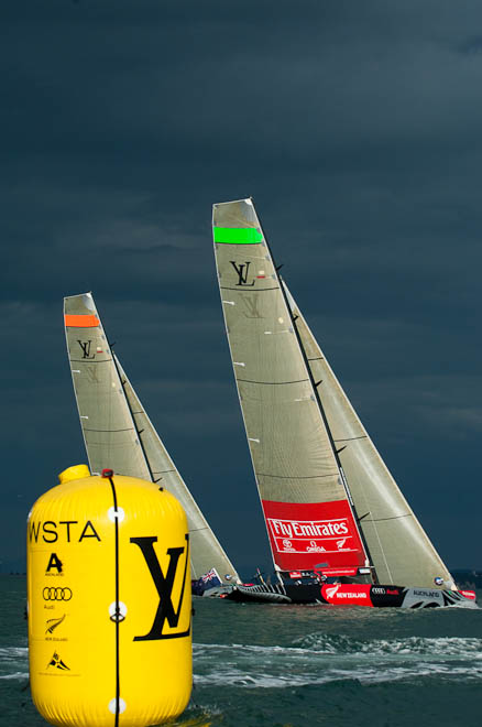 the first day of the Louis Vuitton Trophy