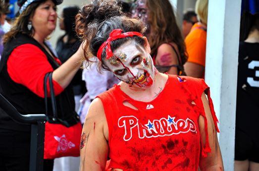 A Florida Zombie From Their 2016 Thrill the World Dance