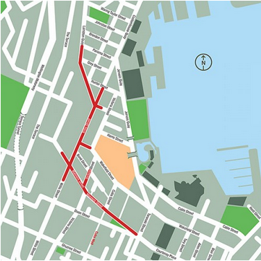 Map showing where we're looking to reduce the speed limit