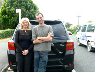 Awareness Needed: University of Waikato student researchers Hayley Mills Poulgrain (left) and John Hunter (right) say lack of awareness and education are two key reasons why child driveway incidents in the Waikato have not declined.