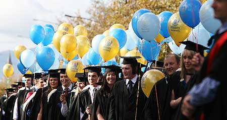 Graduation week kicks off under blue skies in Palmerston North