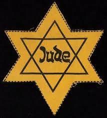 Star of David emblazoned with Jude (German  for Jew)