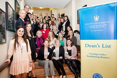 College of Business prizewinners and Dean's List recipients at the Academic Excellence Awards.