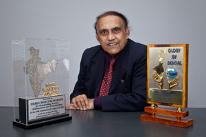 Debes Bhattacharyya has been awarded the Hind Rattan (jewel of India)